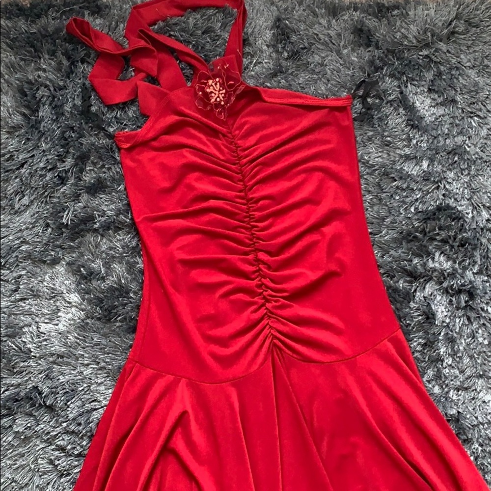 Red dress